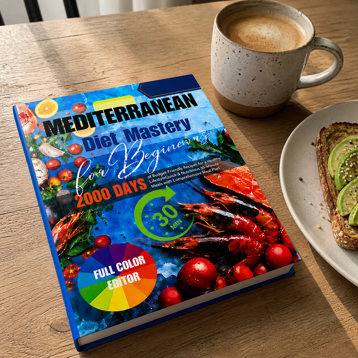 Mediterranean Diet Cookbook for Beginners | Healthy Eating Cookbook | Gift Ready