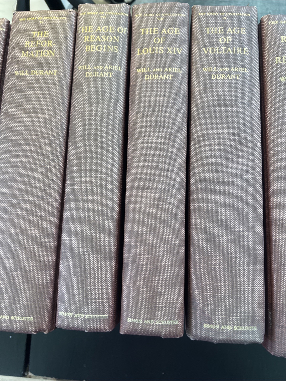 The Story Of Civilization – Will Durant (RED) PICK YOUR TITLE
