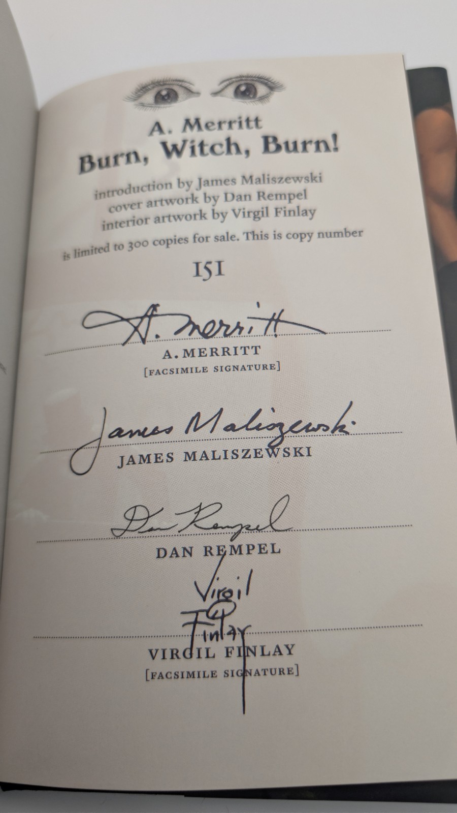 Centipede Press – Burn Witch Burn by A Merritt SIGNED/NUMBERED