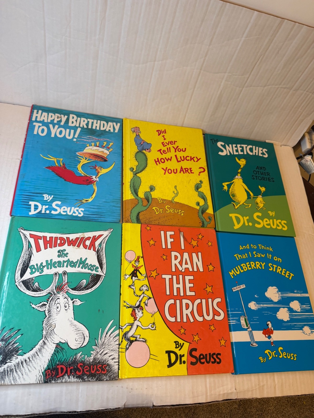Vintage Dr. Seuss Hardcover Book Collection Lot of 6 | Collector’s Edition Child