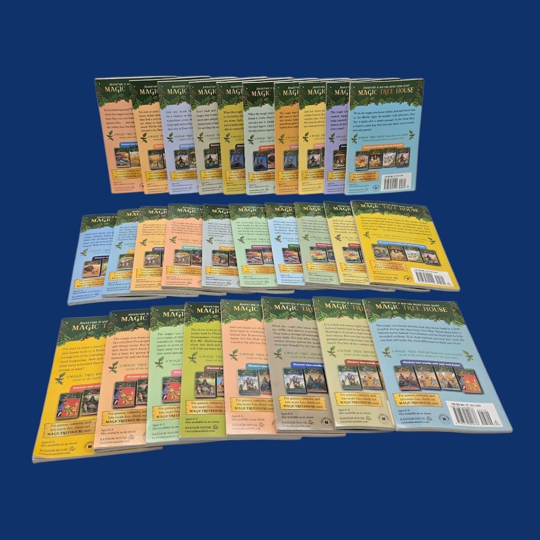 Set 5A: Magic Tree House A Library of Books 1-28 – Mary Pope Osborne Collection