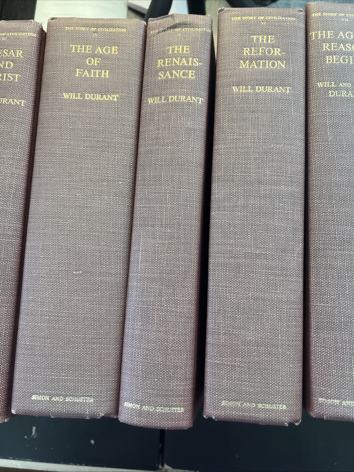 The Story Of Civilization – Will Durant (RED) PICK YOUR TITLE