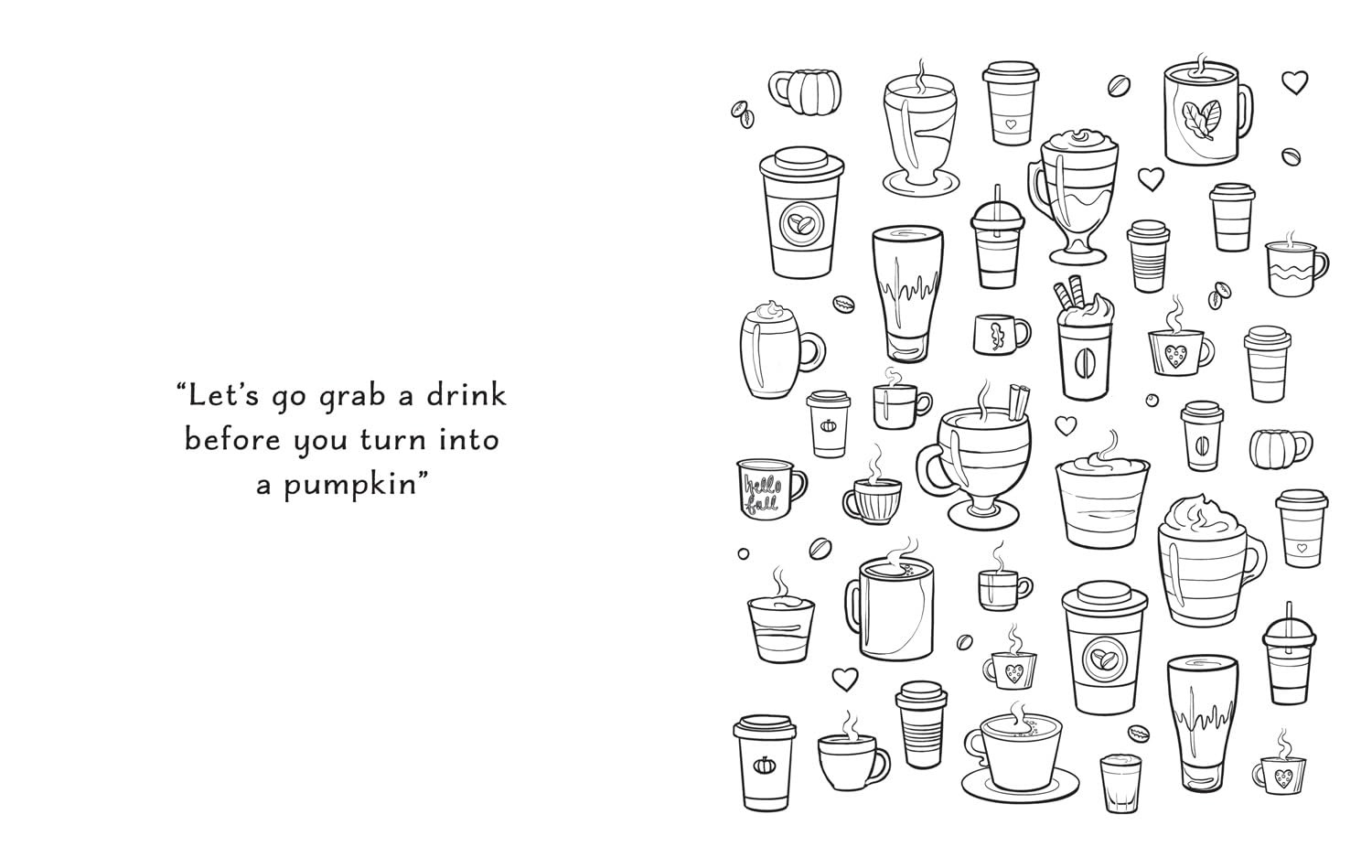 The Pumpkin Spice Café Coloring Book: The official Pumpkin Spice Café coloring b