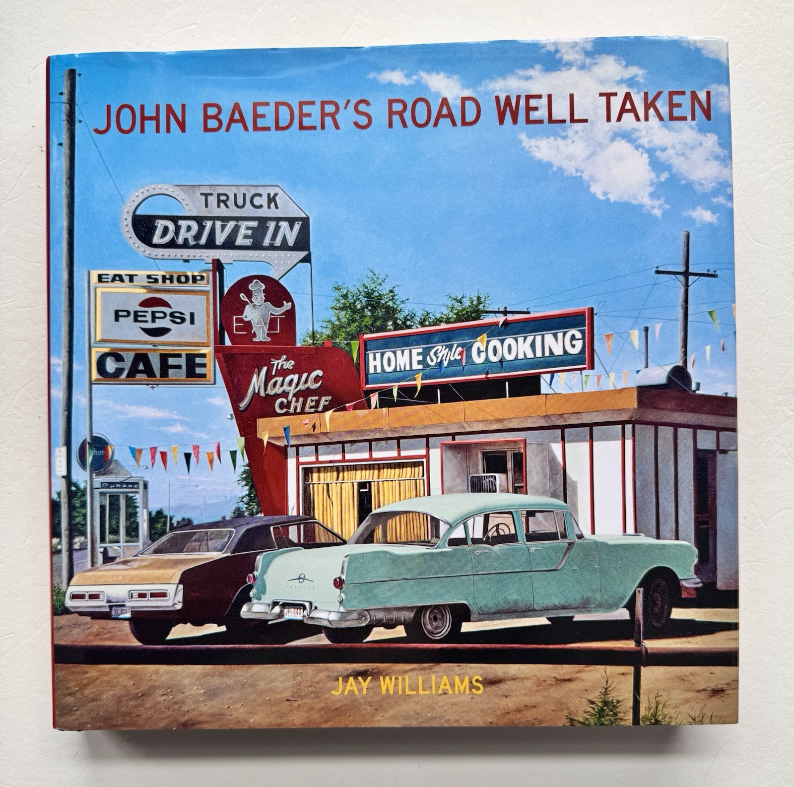 John Baeder’s Road Well Taken 2015 by Jay Williams HC DJ Not ex-library