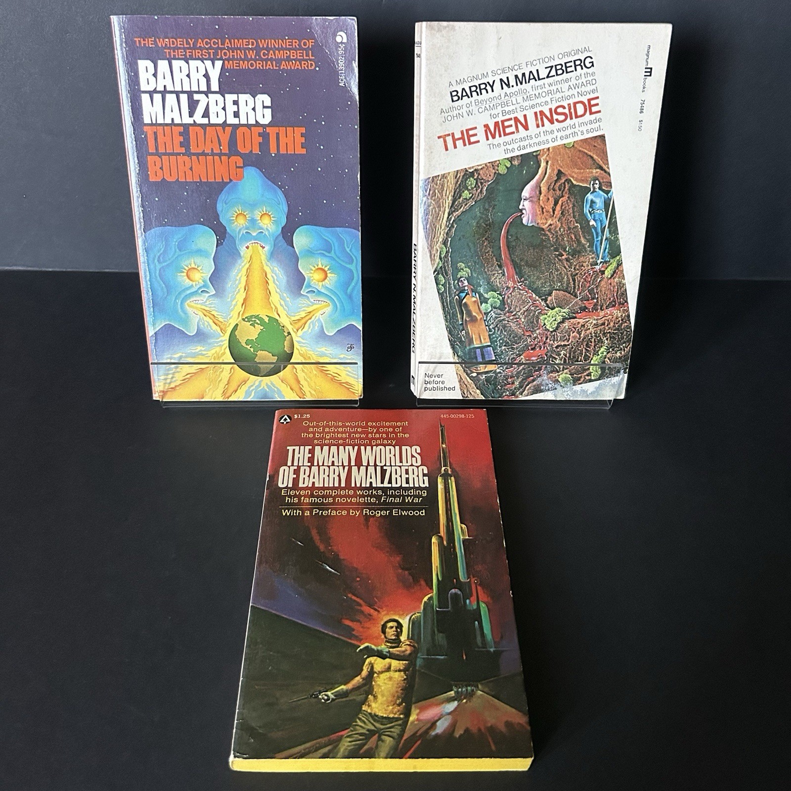 Barry N. Malzberg Day of the Burning/Men Inside/Many Worlds of Barry Malzberg PB