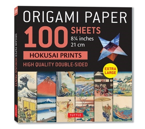 Origami Paper 100 Sheets Hokusai Prints 8 1/4 (21 CM): Extra Large Double-Sided