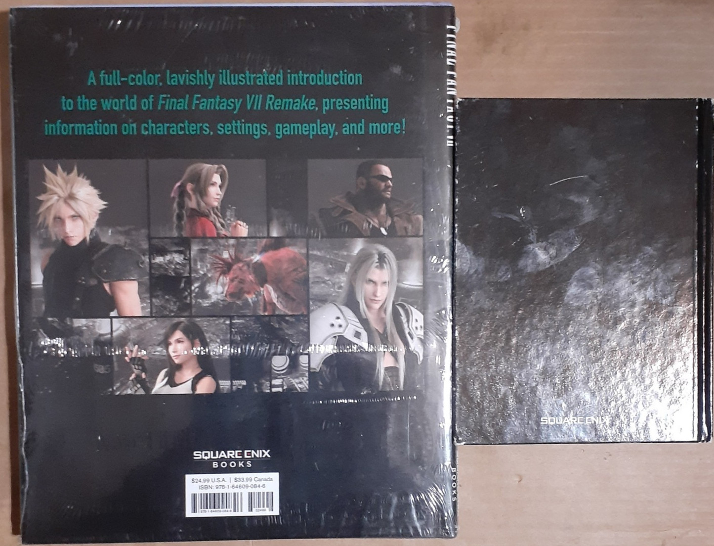 Final Fantasy VII Remake: World Preview + Deluxe Edition Hardback Art Books