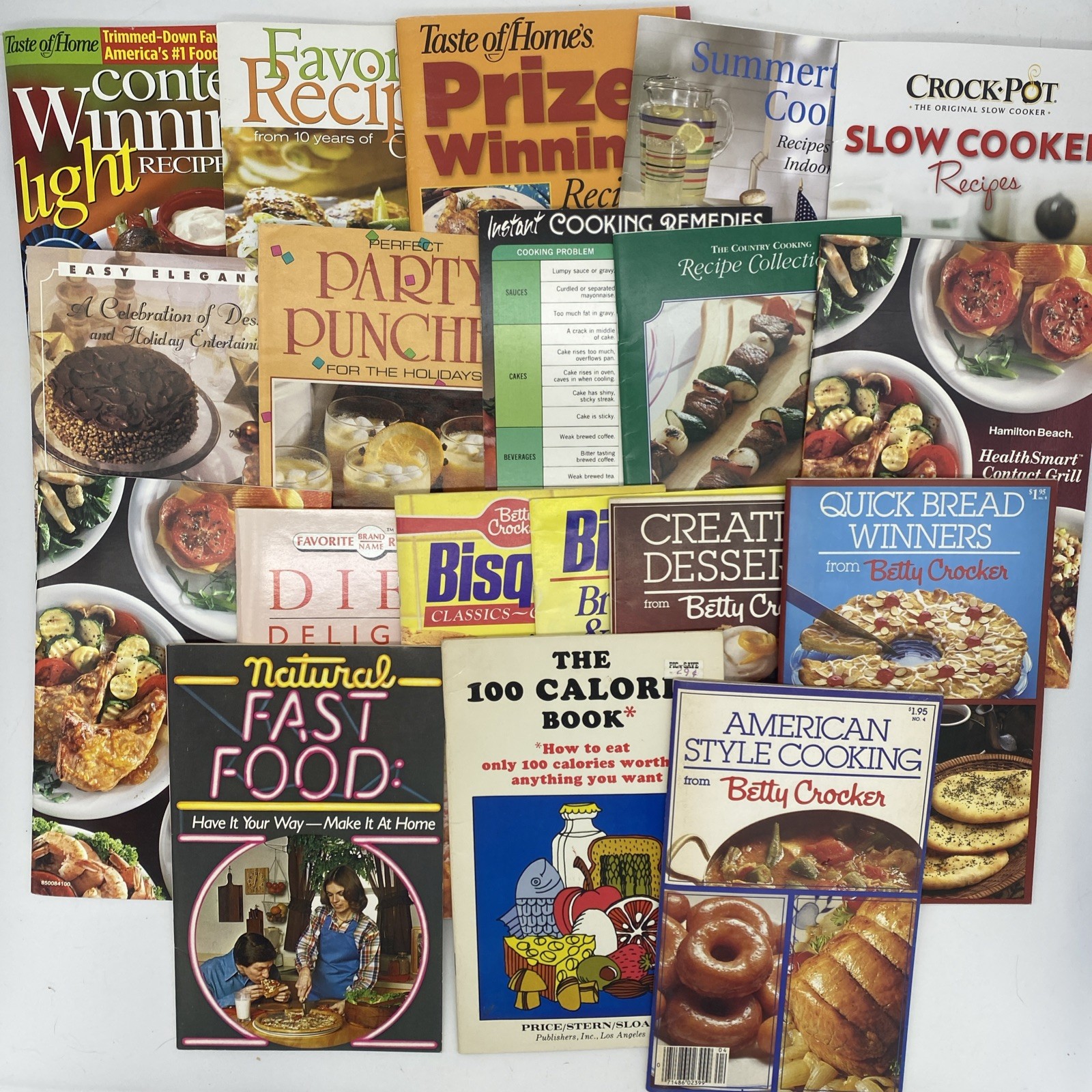 Lot 19 Vintage Cookbooks Recipe Pamphlets Booklets 1980s 1990’s 2000s
