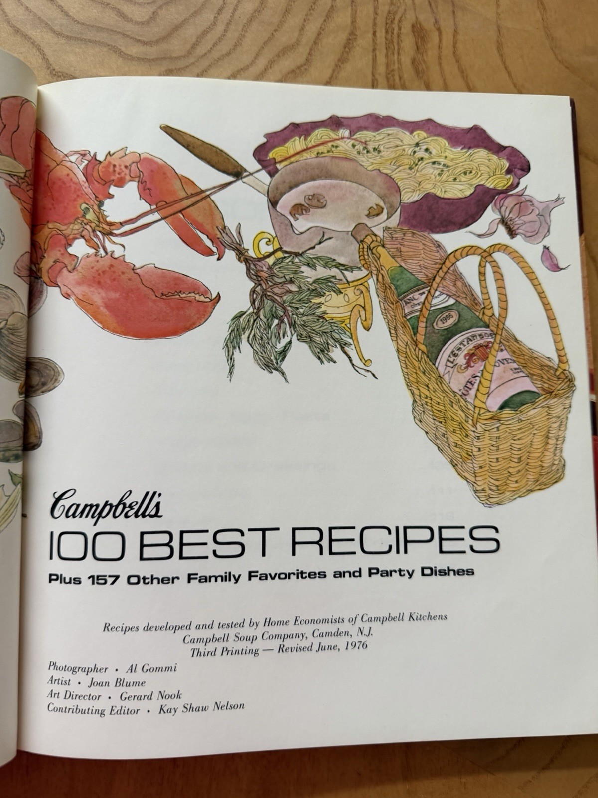 Vintage Campbell’s 100 Best Recipes Cookbook 1977 Hardcover Cook Book