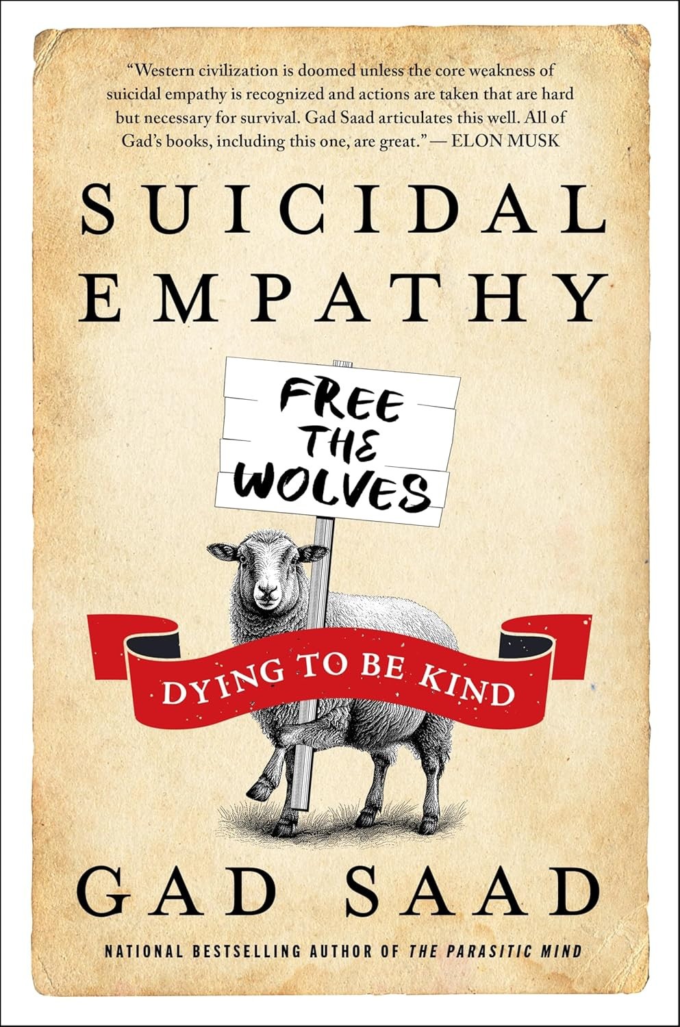 Suicidal Empathy : Dying to Be Kind by Gad Saad (2026, Hardcover)/Fast Delivery