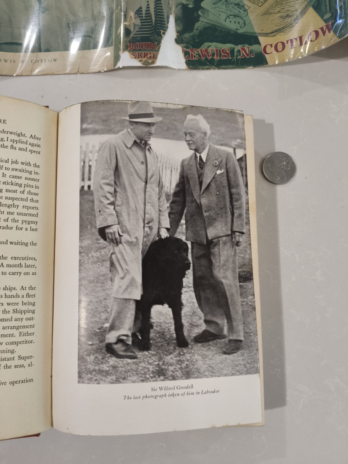 Inscribed 1942 First Edition Passport to Adventure Lewis N. Cotlow Hardcover