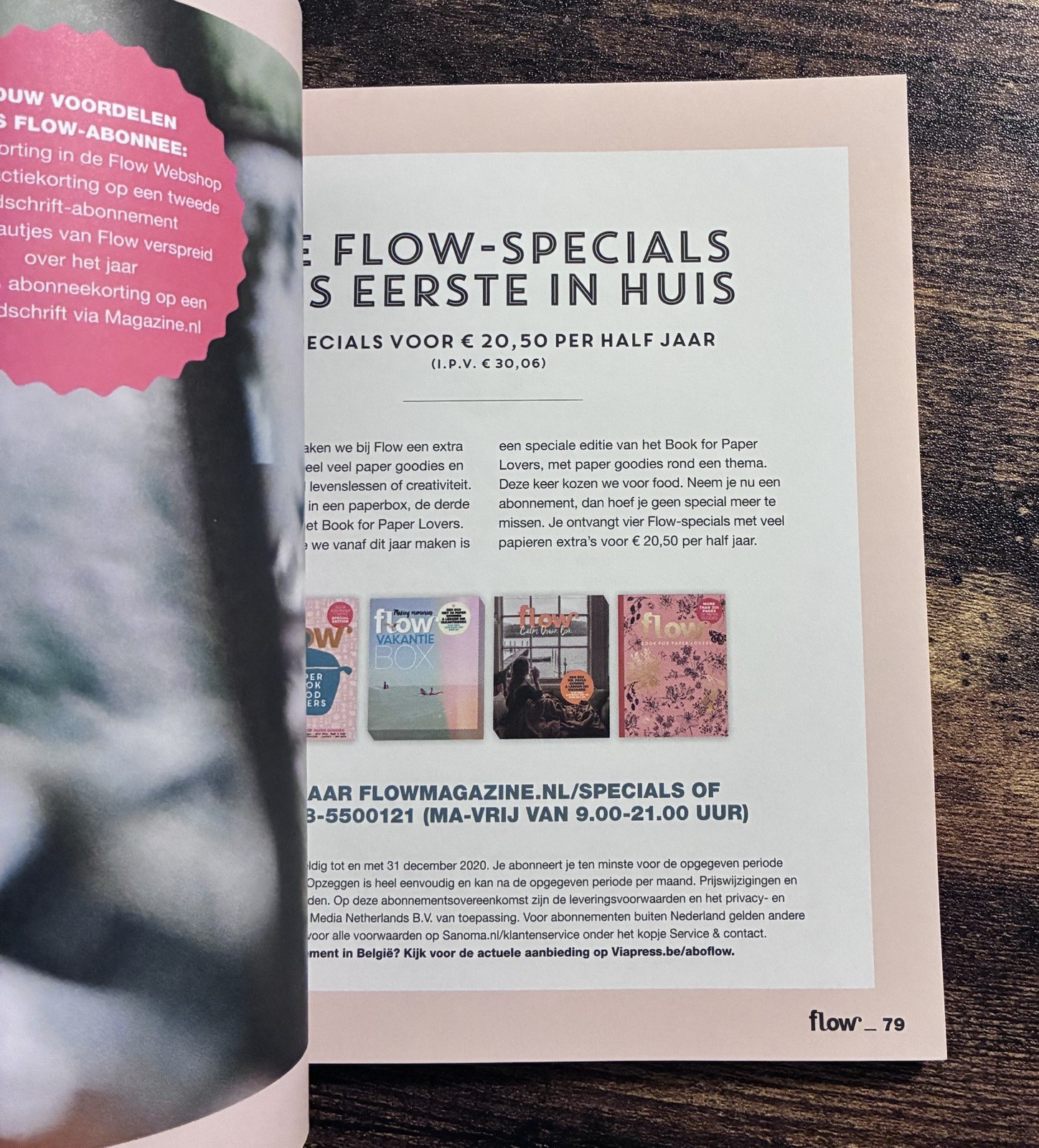 Flow Magazine Special Edition Issue “Calm Down” Paperbook in Dutch Language