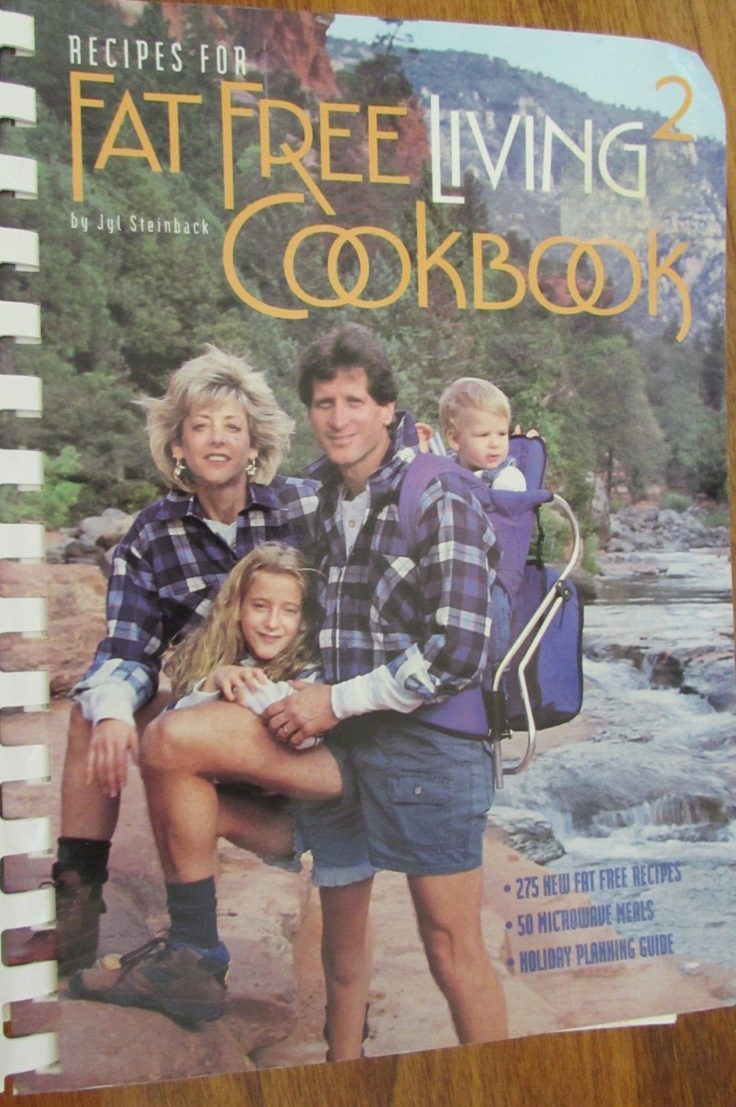 Recipes for FAT FREE LIVING COOKBOOK 297 pages by Jyl Steinback