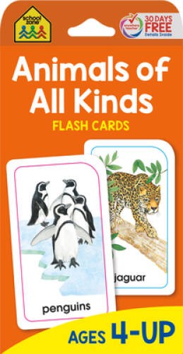 Animals of All Kinds Flash Cards – Cards – GOOD