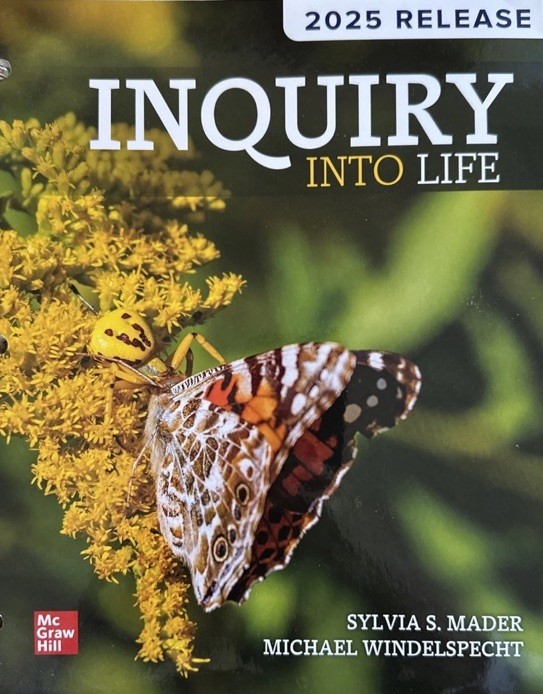 Inquiry into Life (2025 Release) by Sylvia Mader; Hardcover