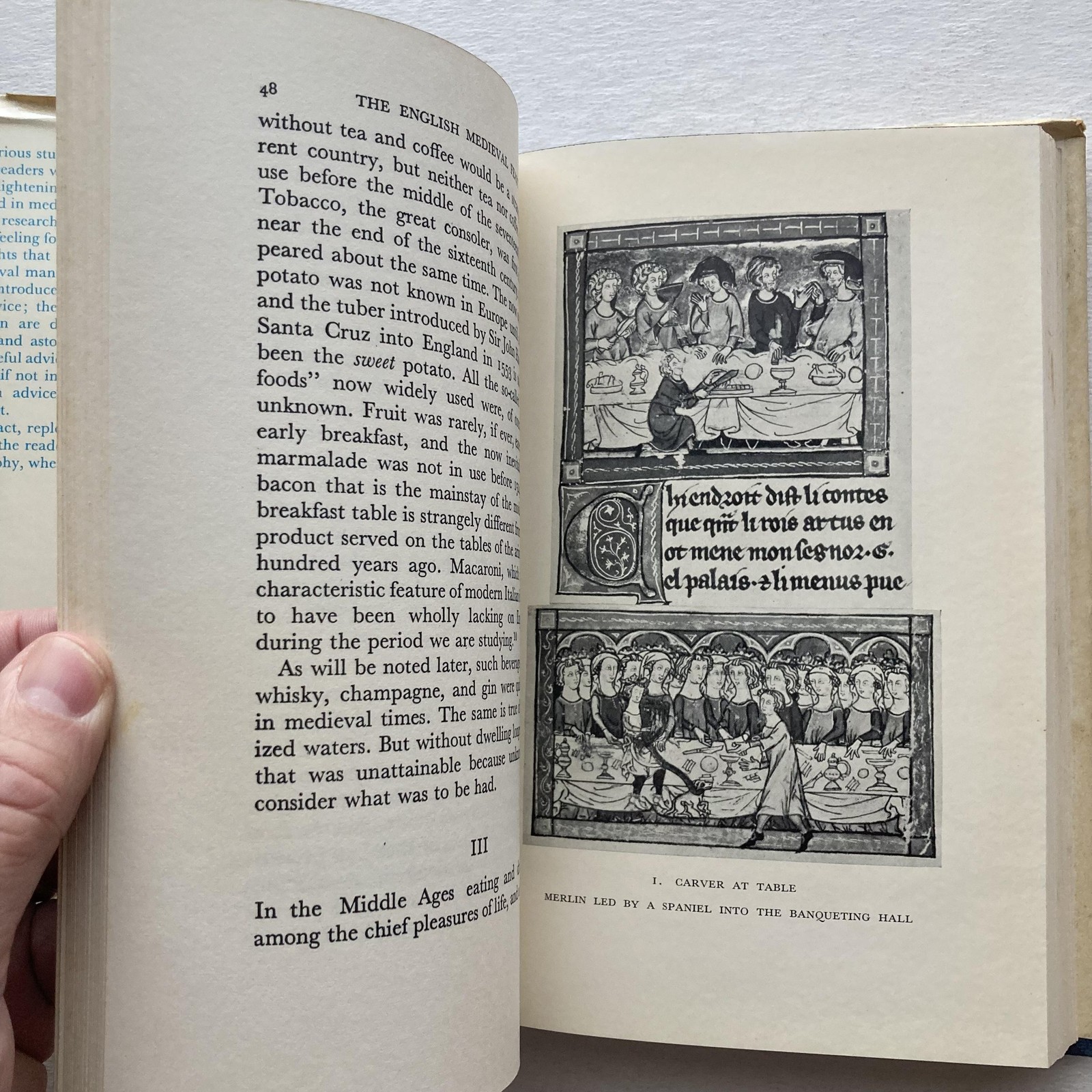 Vintage 1967 The English Medieval Feast Mead HC DJ Barnes & Noble Food History