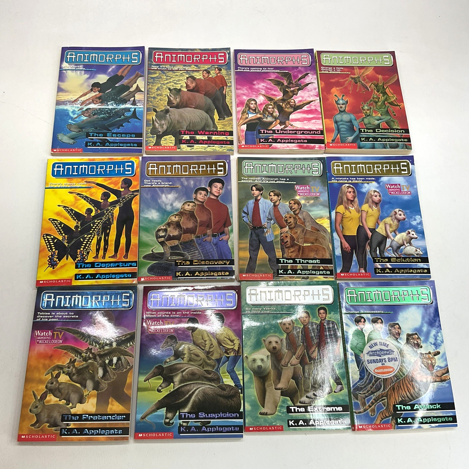 Animorphs Books Lot 42 Vintage Series Set & Megamorphs Applegate 90s Scholastic