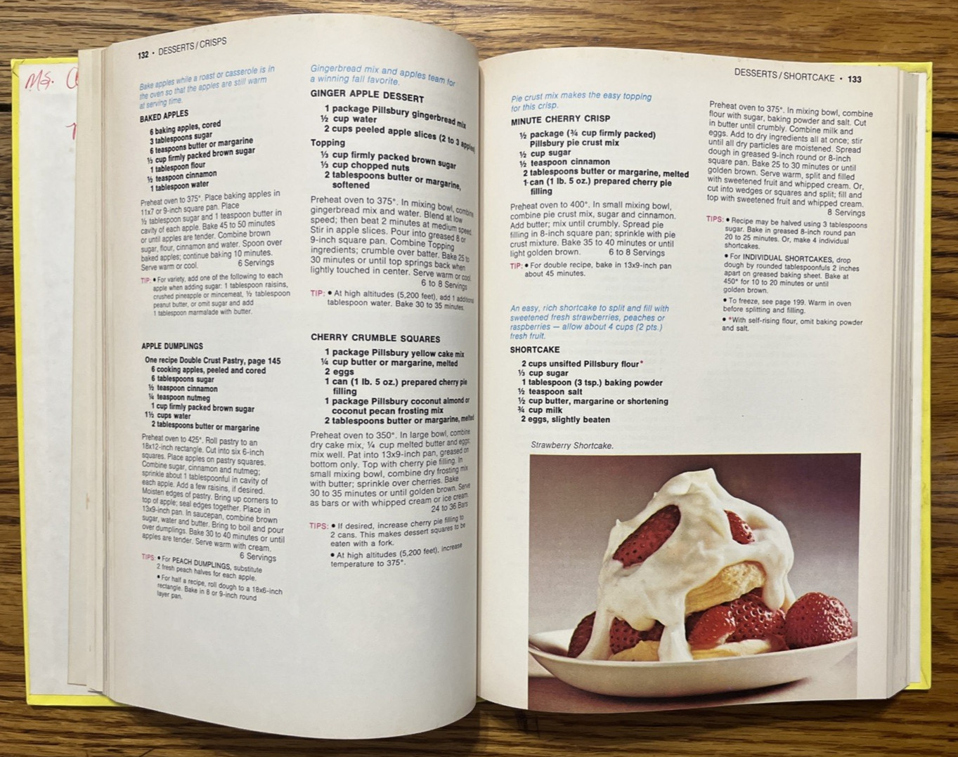 The New Pillsbury Family Cookbook, HC 1972 Second Printing
