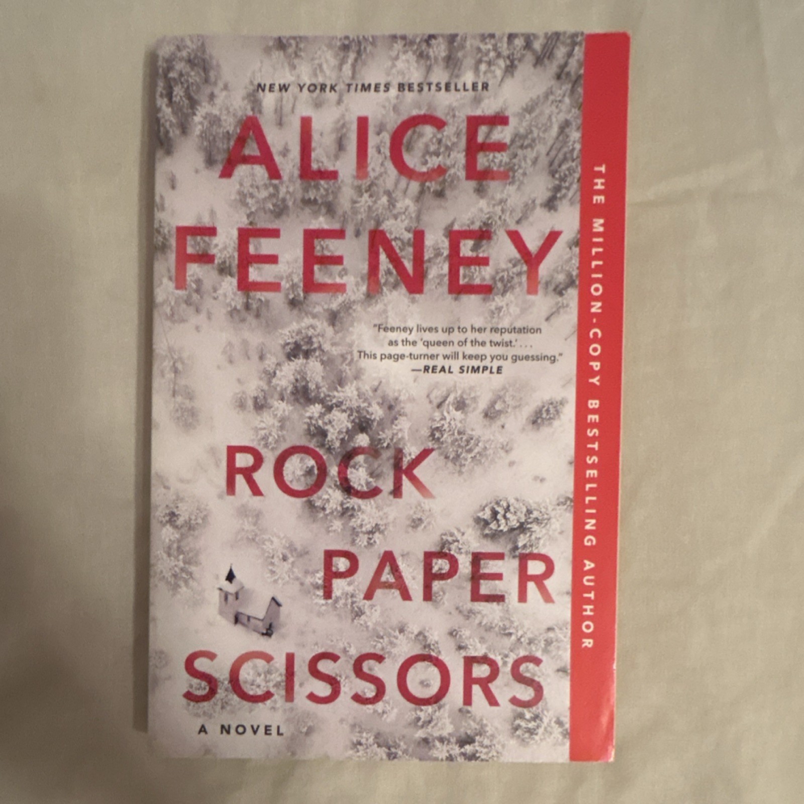 Flatiron Books Rock Paper Scissors Alice Feeney Trade Paperback Thriller 2022