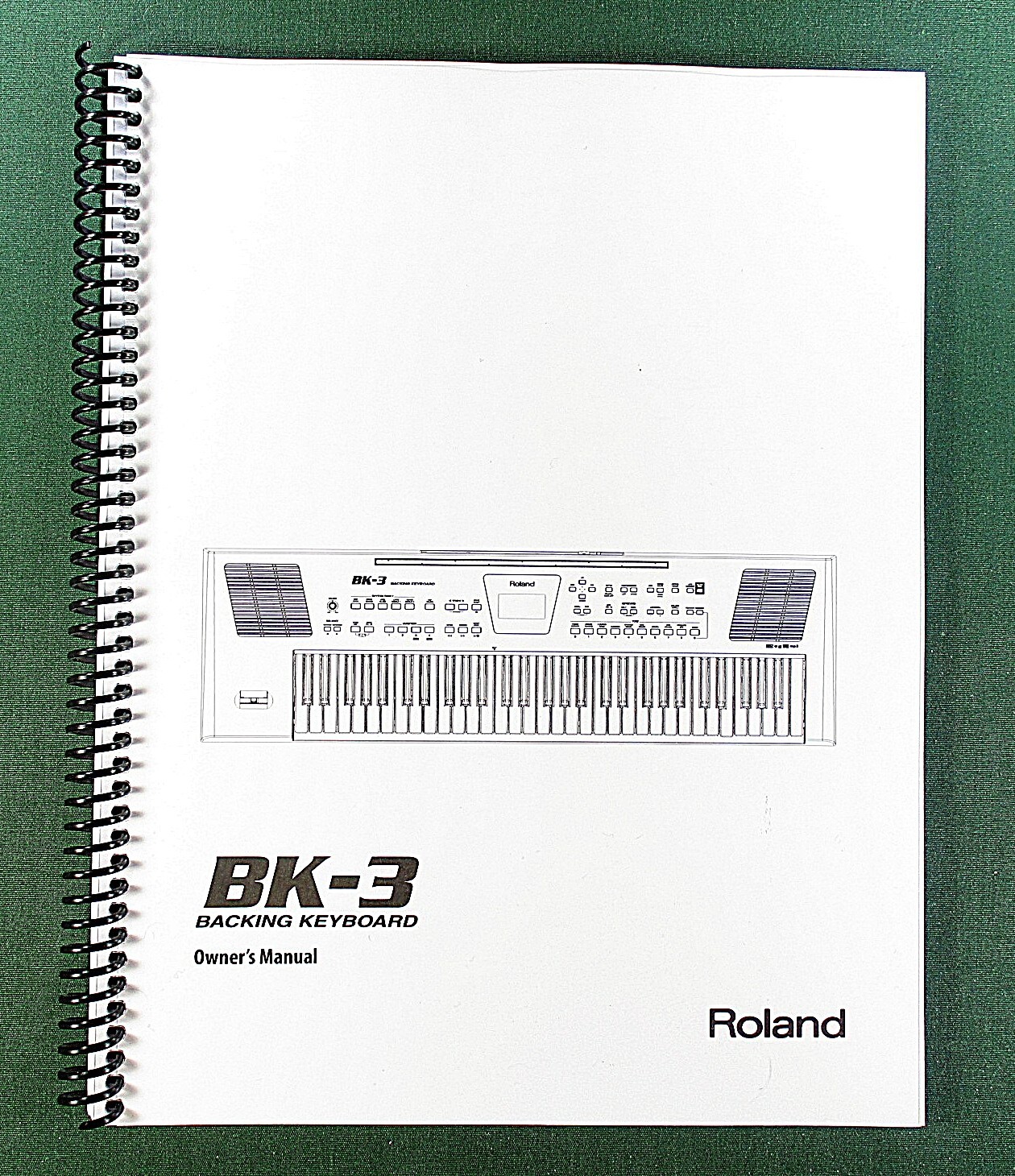 Roland BK-3 Owner’s Instruction Manual: 76 Pages & Protective Covers!
