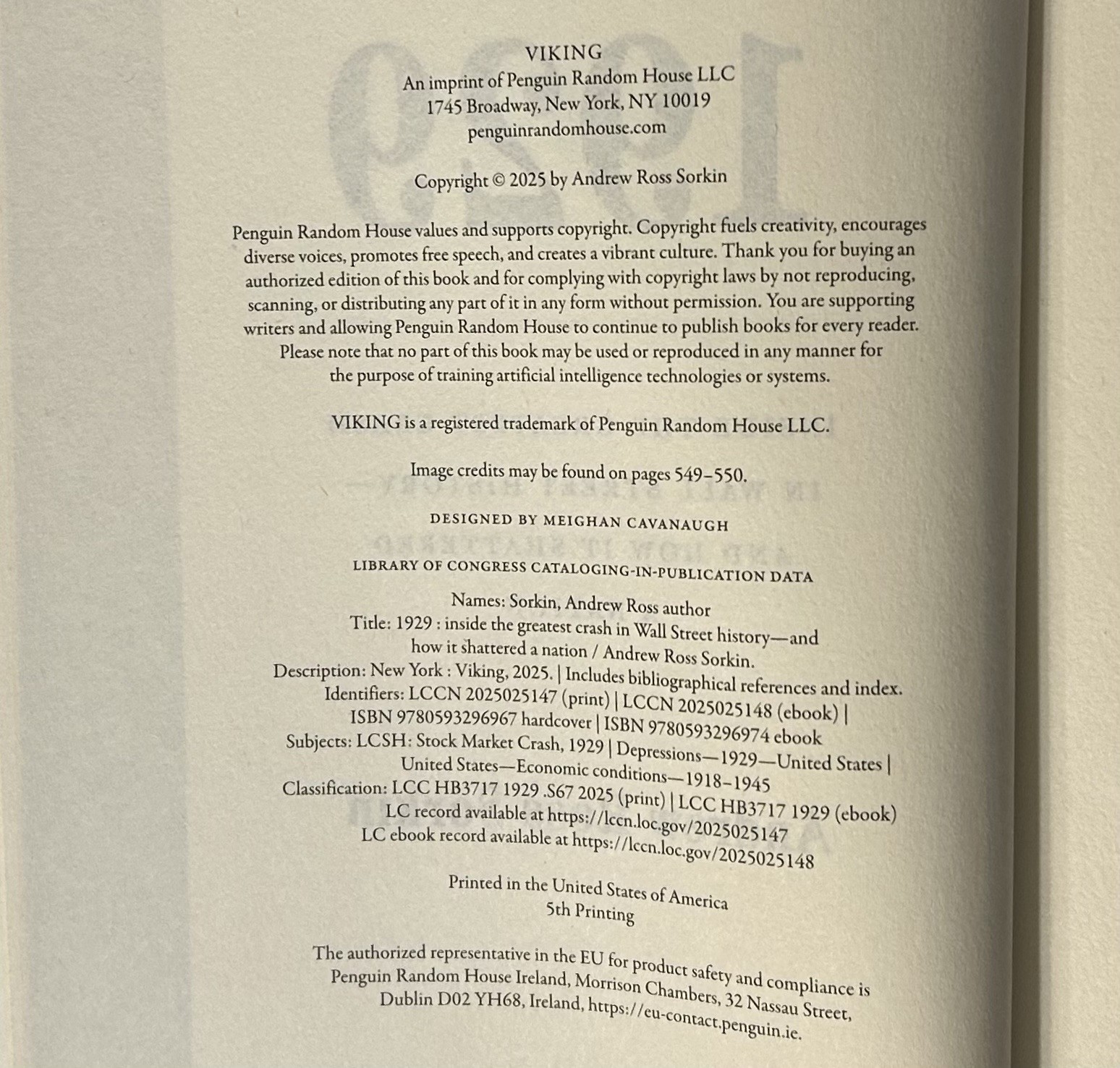 1929: Inside the Greatest Crash – Hardcover, by Sorkin Andrew Ross