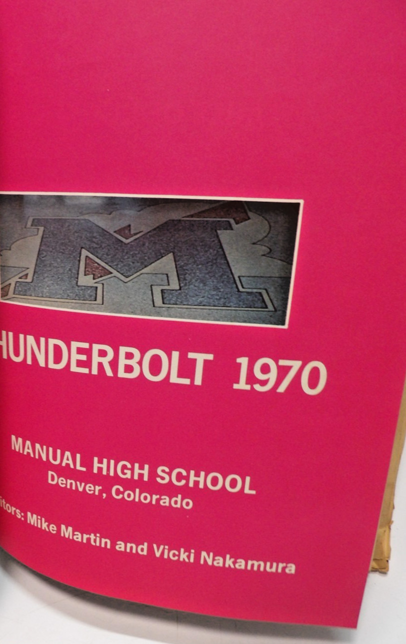 1970 MANUAL HIGH SCHOOL YEARBOOK DENVER, COLORADO THUNDERBOLTS
