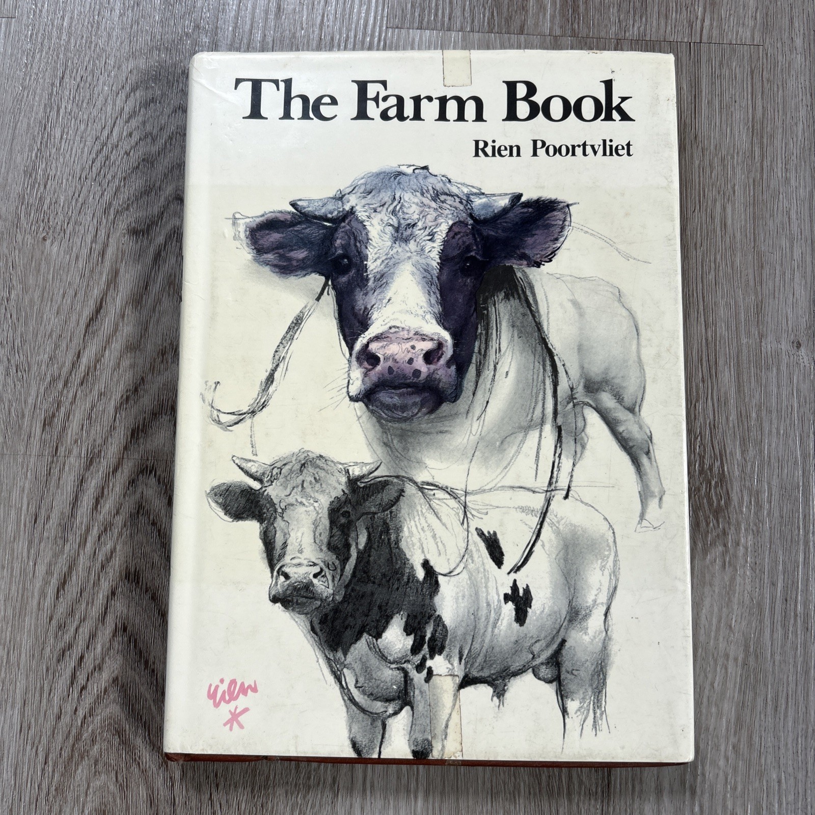 The Farm Book by Rien Poortvliet 1980 Harry N Abrams Hardcover & Dust Jacket