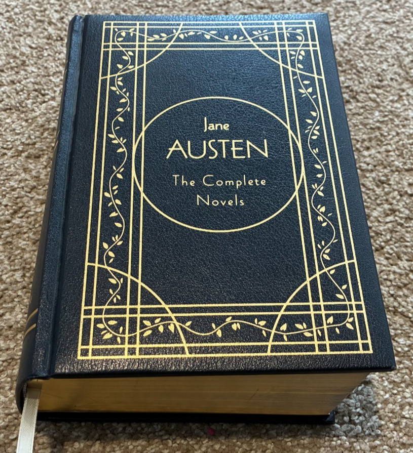 Jane Austen – The Complete Novels – RARE 1981 Leather Bound Gilded Edge Book Set