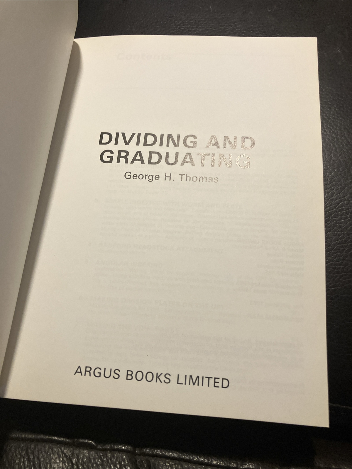 Dividing and Graduating Geo Thomas 1983 paperback