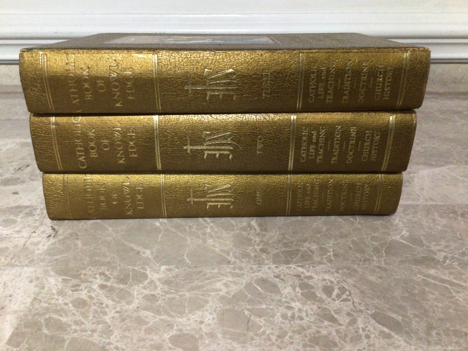 Catholic Book of Knowledge Vols 1-3 edited by Leonard Boase 1961