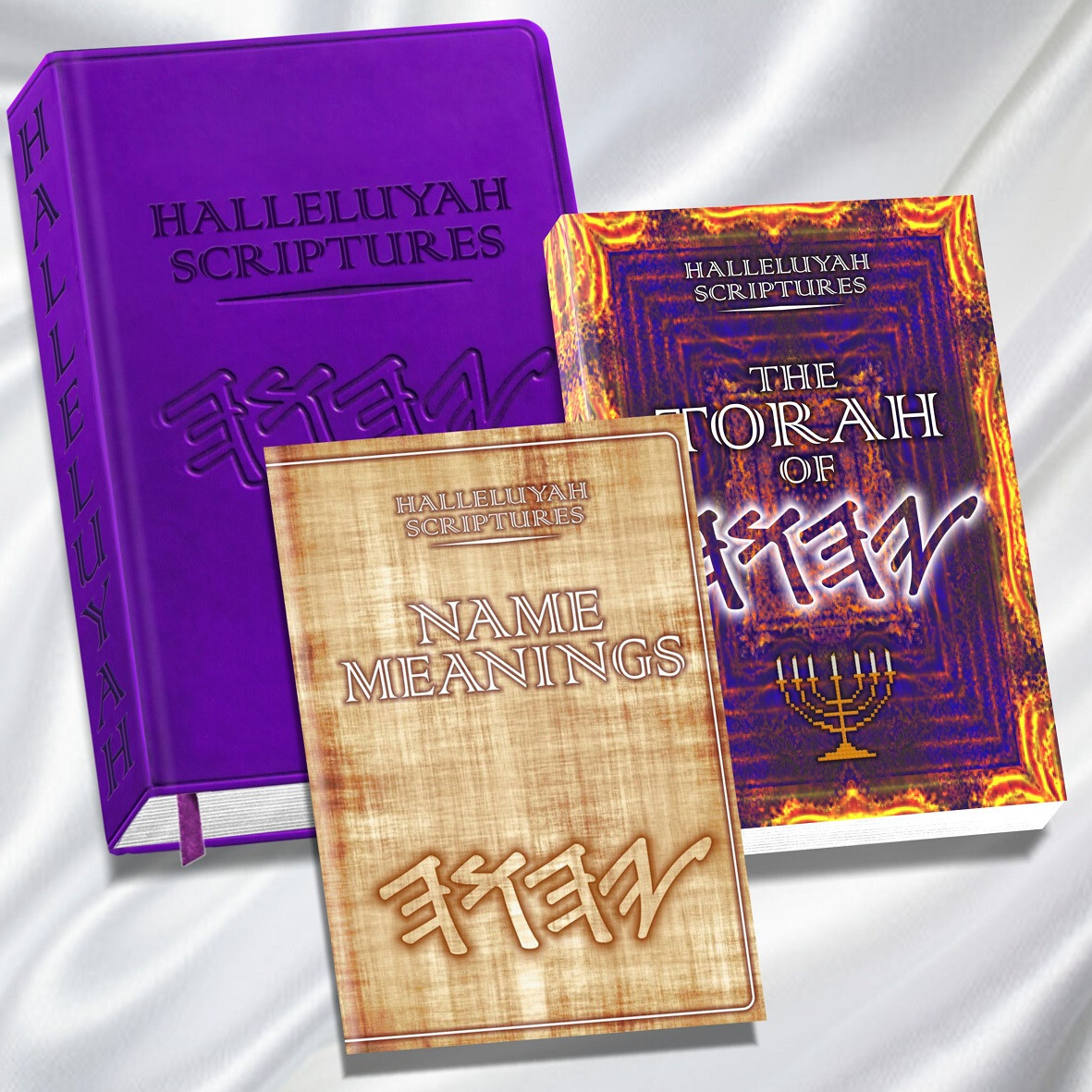 HalleluYah Scriptures PU Leather Large Print & Extra Books FREE SHIPPING