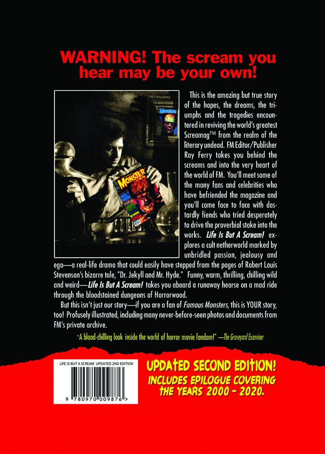 Life Is But A Scream! New Updated Edition! Famous Monsters magazine Freaky mag