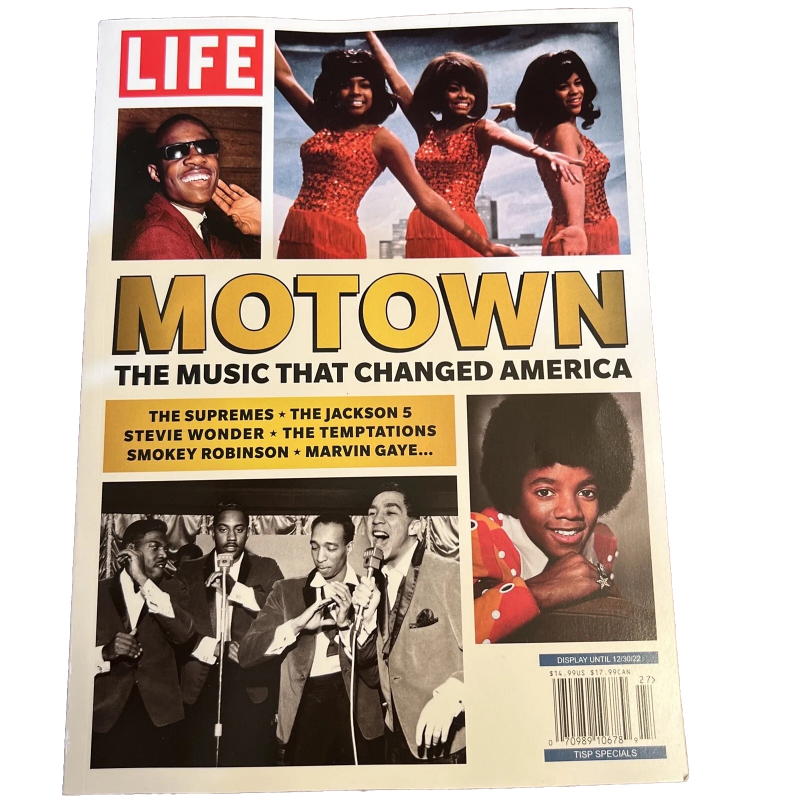 Motown Music Magazine LIFE Supremes Jackson 5 Stevie Wonder NEW Oldies Gaye Soul