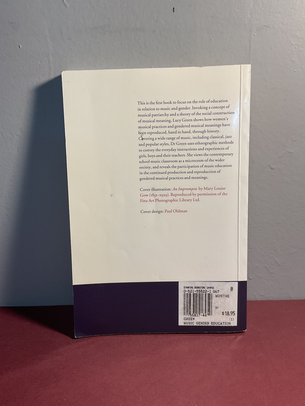 Music, Gender, Education by Lucy Green – First Edition Hardback Cambridge 1997