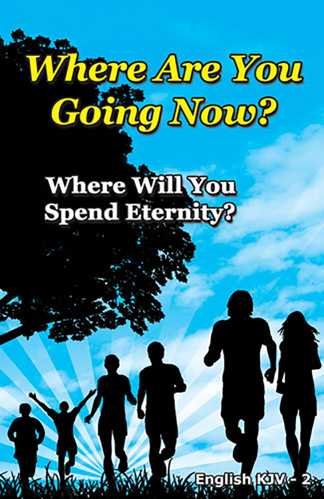 English-(KJV) Bible Gospel Tracts, Pack of 40 Units in 4 Covers, 12 pages each