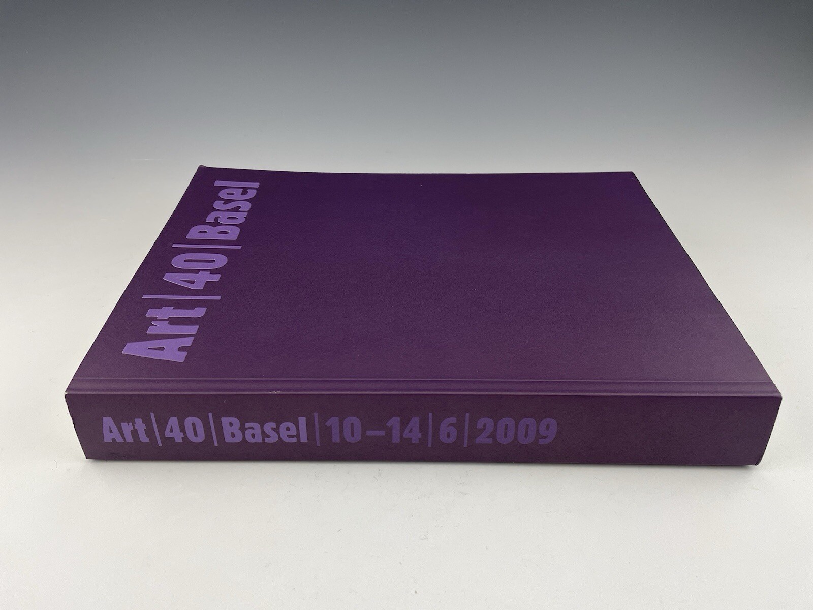 ART 40 BASEL: 10-14 JUNE 2009 ART SHOW UBS TRADE PAPERBACK CATALOG 754 PAGES