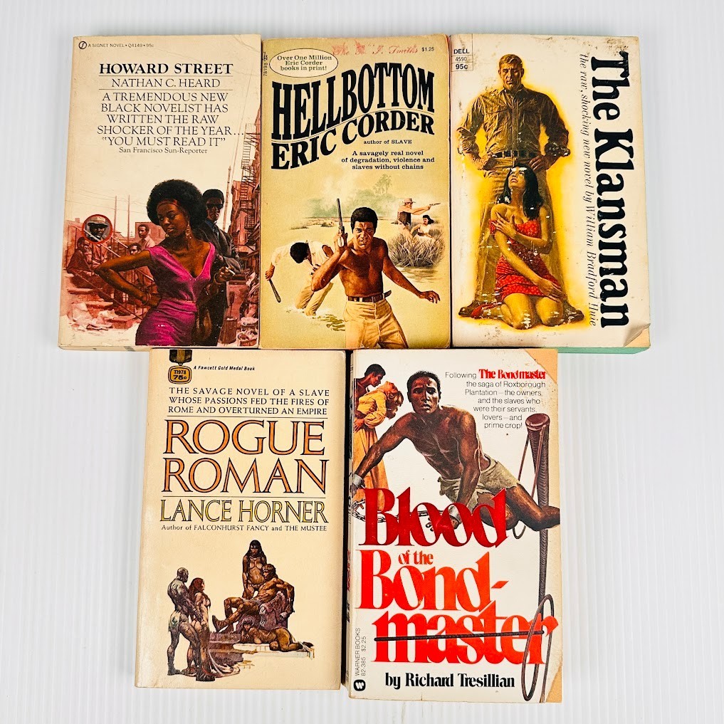 6x Vtg PB Domestic, Historical Fiction Howard Street, Rogue Roman, Hellbottom…