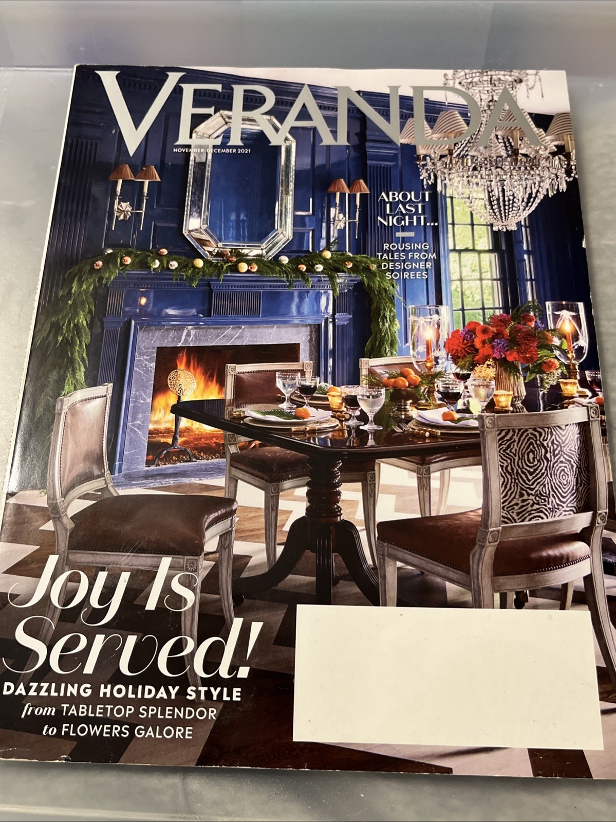 Veranda November December 2021 Joy is Served! Dazzling Holiday Style 104 Pages