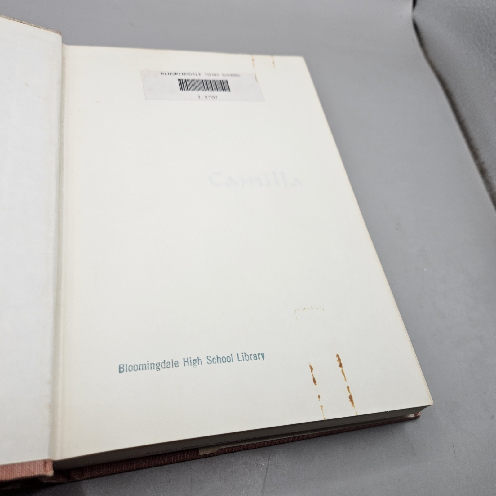 Camilla 1965 Ellen Raskin and Madeleine L’Engle 3rd Printing Hardcover