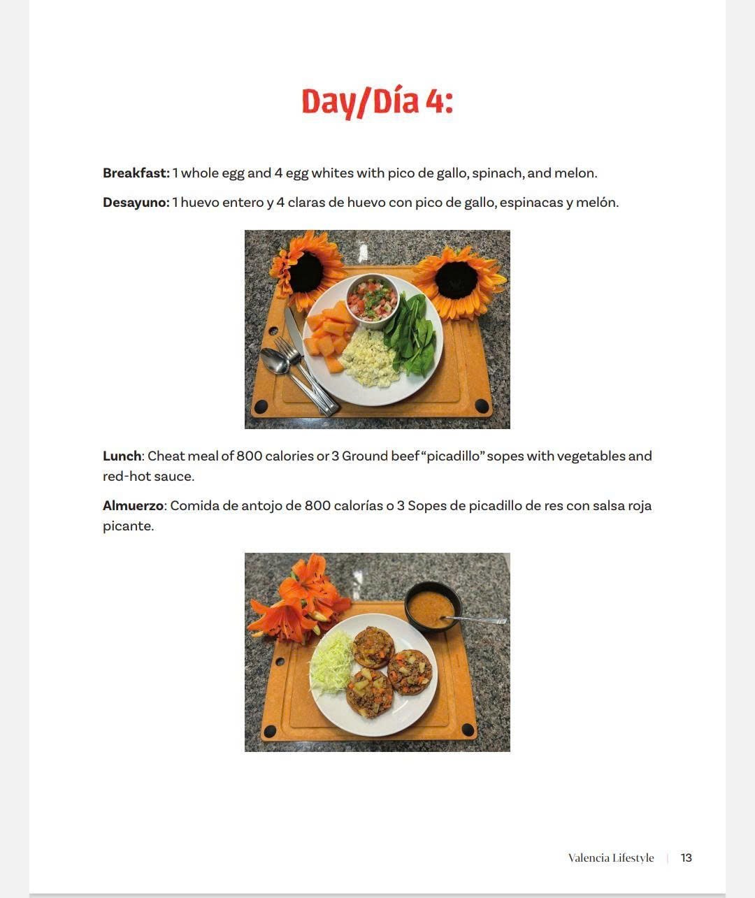 Softcover book Valencia Lifestyle. Simple recipes for health in Spanish and Engl