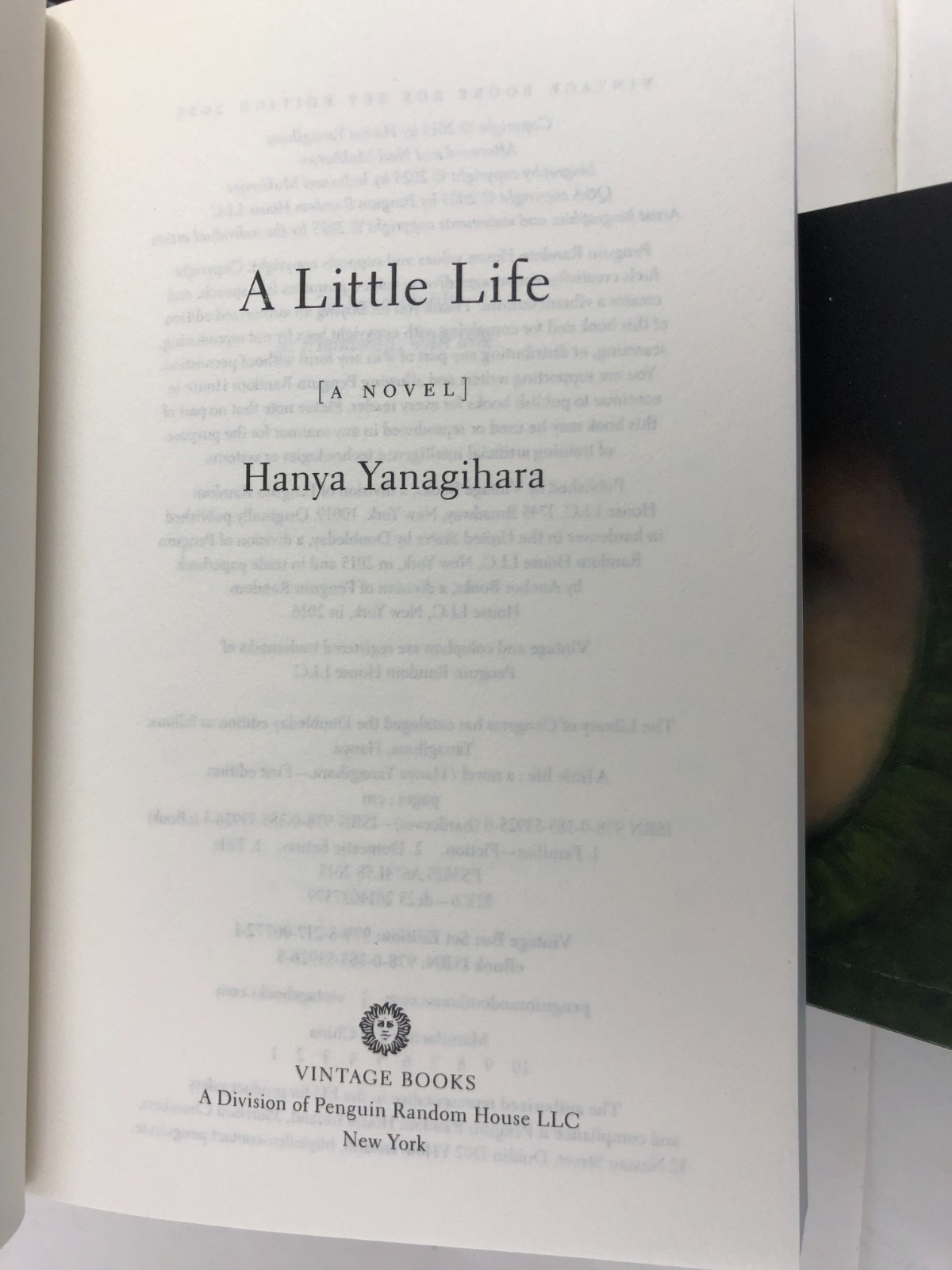 A Little Life Box Set Hanya Yanagihara (Four Volumes) trade PB slipcase VG