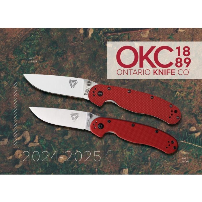 Ontario Catalogue Of Knives / Products 2024 to 2025 24 Pages Hardback Full Color