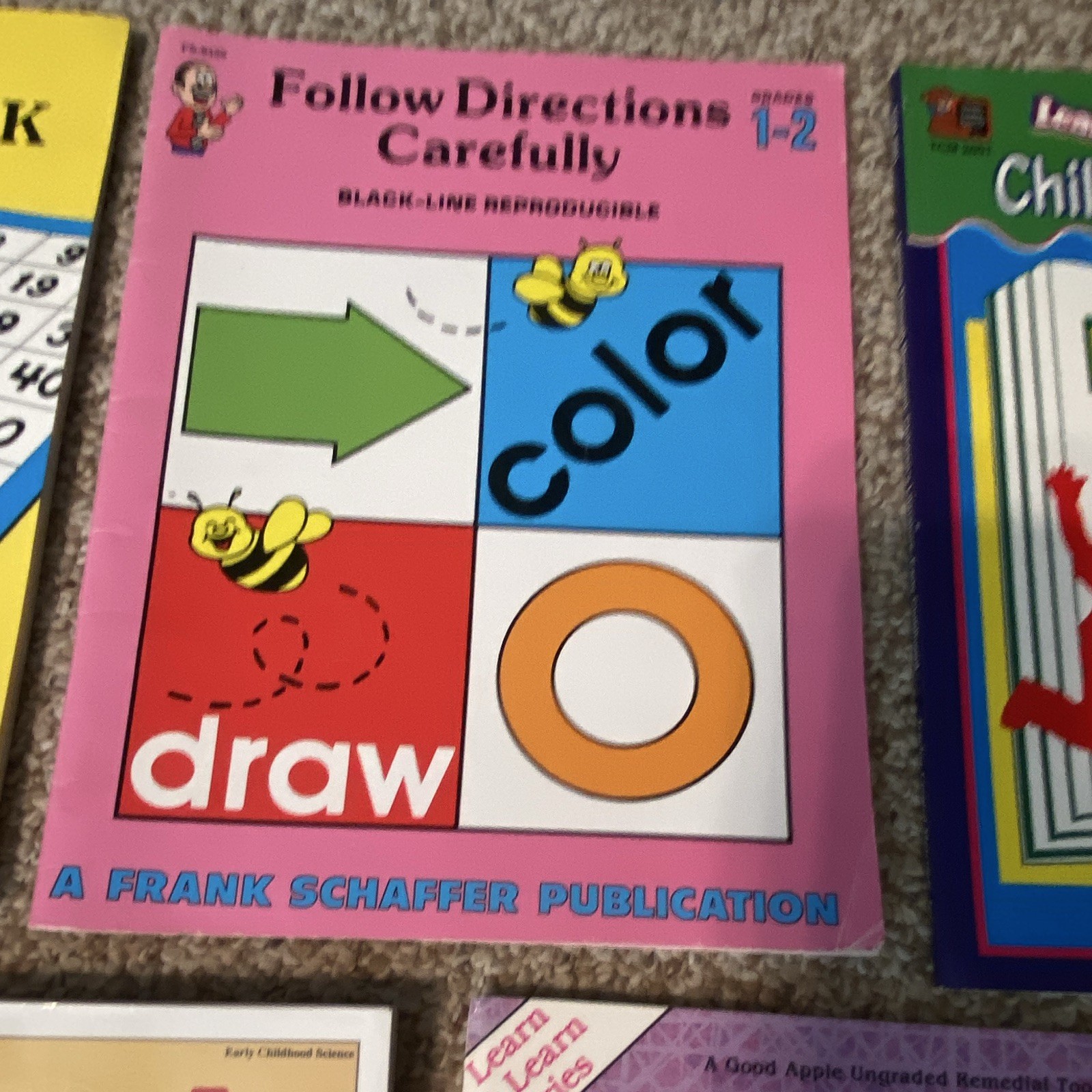 Teacher Created Materials Lot 5 PB Activity Books Ages 4-8