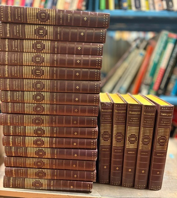 Masterplots Digests of World Literature ~ Complete 15 vol set + 5 Annuals 64-68