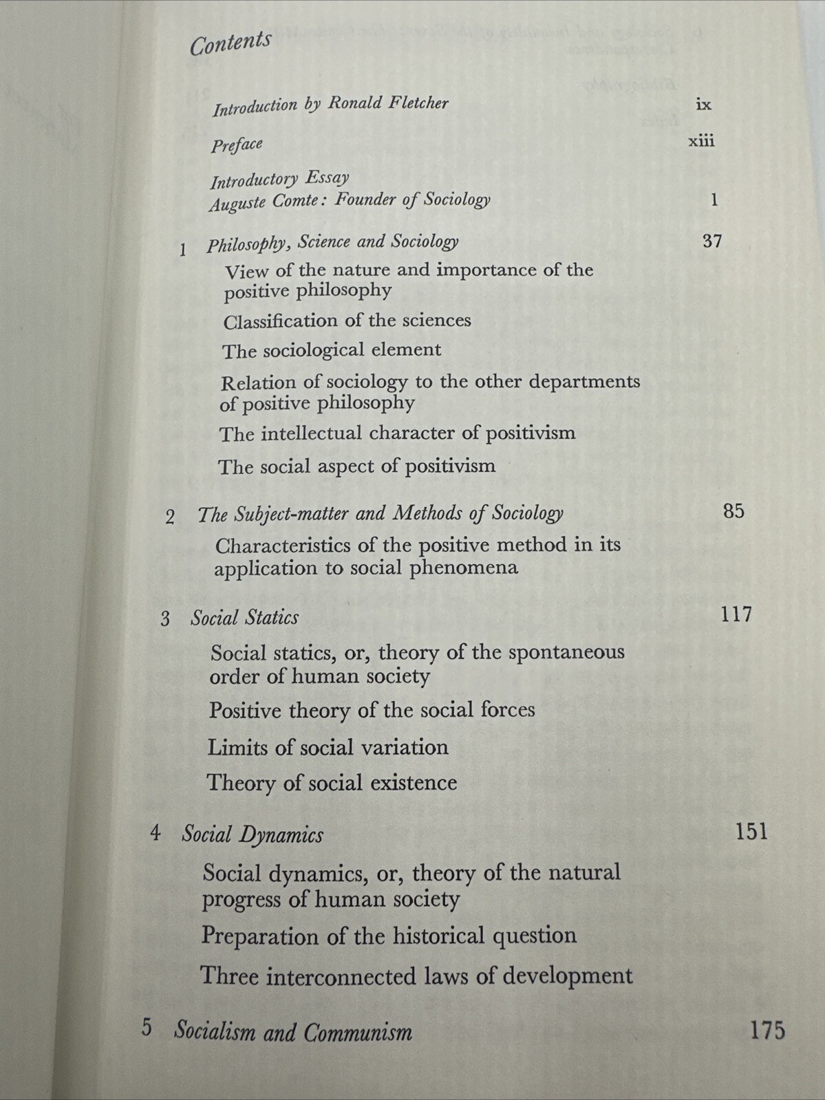 Auguste Comte The Foundation Of Sociology Kenneth Thompson 220 Pages Hardcover