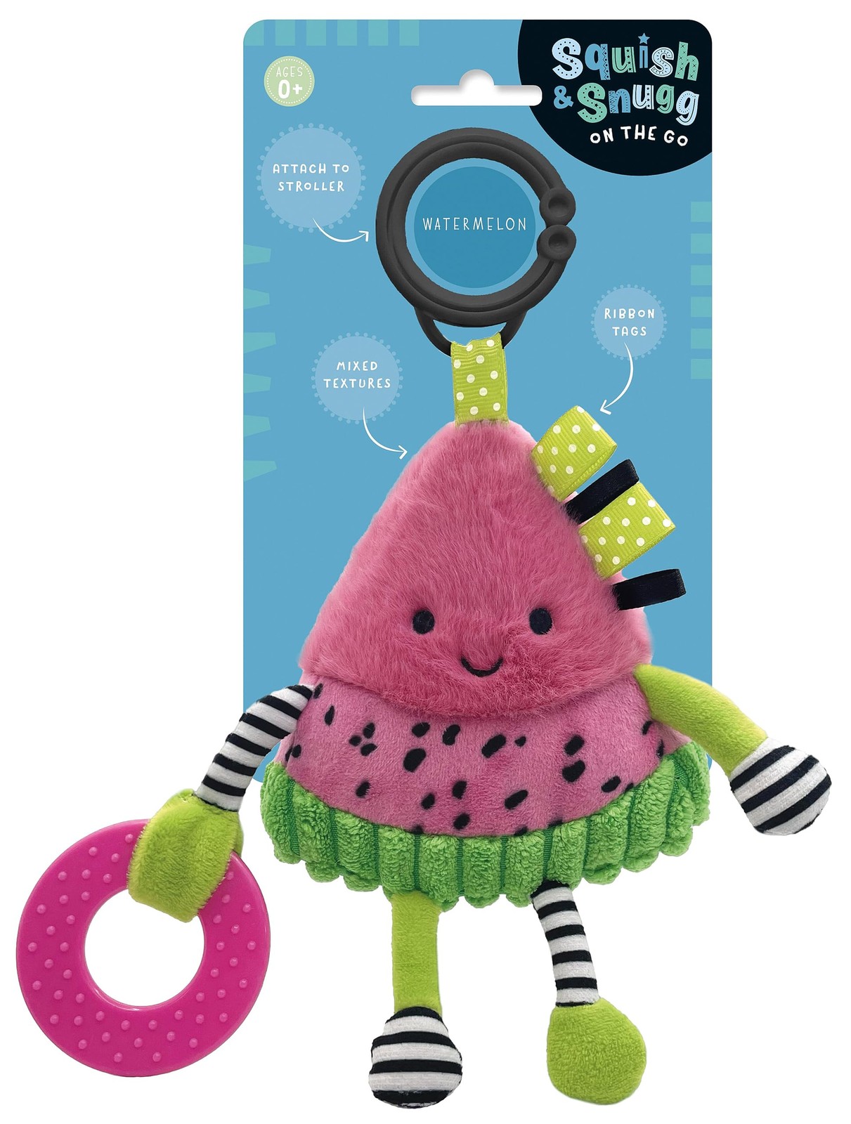 Squish and Snugg On The Go Watermelon 5.31 x 11.42 x 2.76 inches,