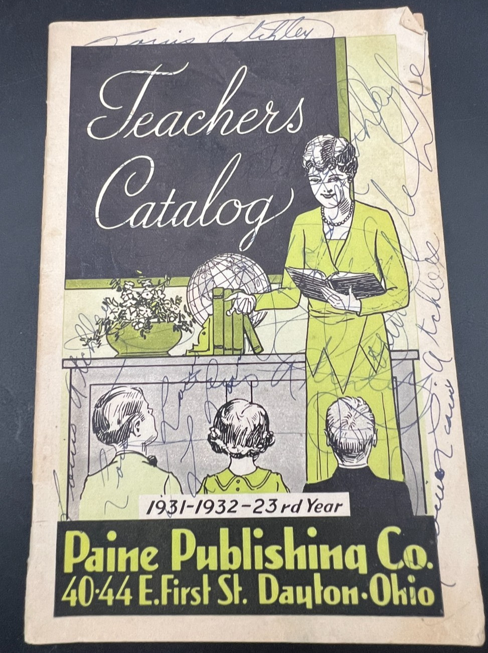 Vintage 1931-32 Teachers Catalog Ordering Supply Pamphlet for Classroom-23rd Yr.