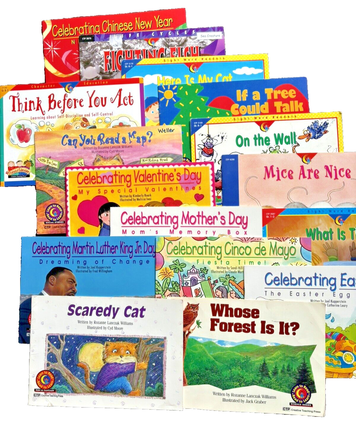 Emergent Readers CTP Lot 16 Kindergarten-1st Grade Books Creative Teaching Press