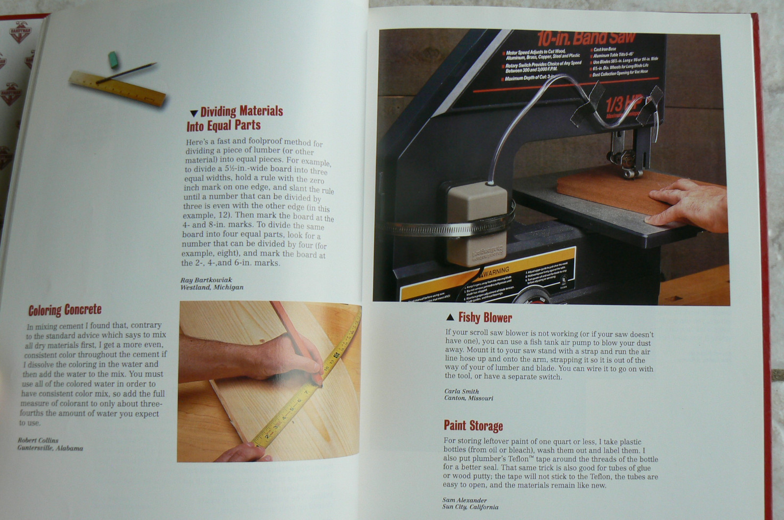 Member Tips and Projects,Handyman Club of America NEW full-color HC