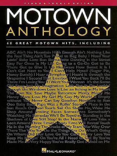 Motown Anthology: Piano, Vocal, Guitar – Paperback By Hal Leonard Corp. – GOOD